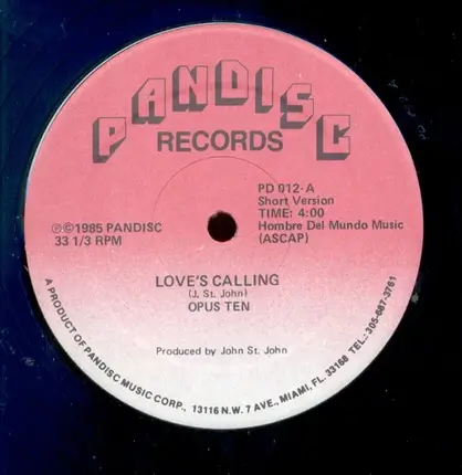 Opus 10 - Love's Calling