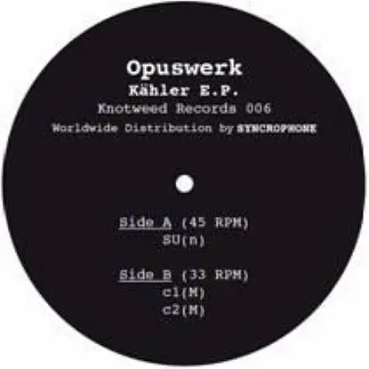 Opuswerk - Kähler Ep