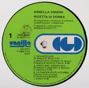 LP - Ornella Vanoni - Ricetta Di Donna - still sealed