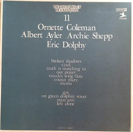 Ornette Coleman , Albert Ayler , Archie Shepp , Eric Dolphy - The Treasury Of Modern Jazz 11