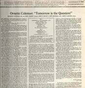 LP - Ornette Coleman - Tomorrow Is The Question! - 1st US stereo pressing