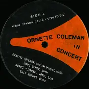 Double LP - Ornette Coleman - In Concert - Different Matrix: Concert-XX.