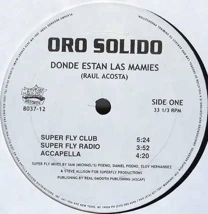 Oro Solido - Donde Estan Las Mamies