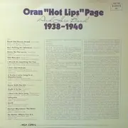 LP - Oran Hot Lips Page And His Band - 1938-1940