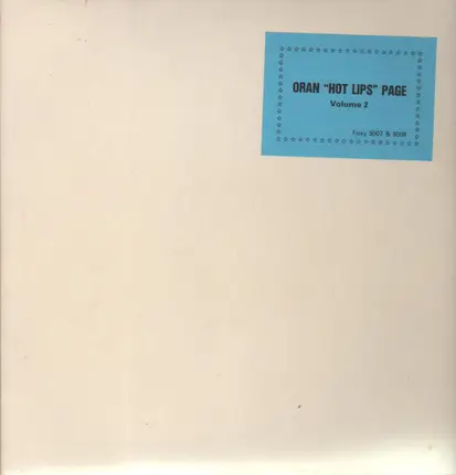 Oran 'Hot Lips' Page - Volume 2