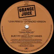 12inch Vinyl Single - Orange Juice - Lean Period
