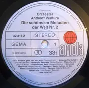 LP - Orchester Anthony Ventura - Die Schönsten Melodien Der Welt Nr. 2