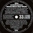 7inch Vinyl Single - Orchester Anthony Ventura - Die Schönsten Melodien Der Welt