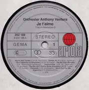 LP - Orchester Anthony Ventura - Je T'aime 6