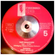 7inch Vinyl Single - Orchester Andy Novello - Cafe Boulevard / Bermuda Sun