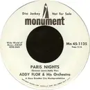 7inch Vinyl Single - Orchester Addy Flor - Paris Nights