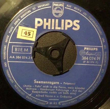 Orchester Alfred Hause - Seemannsgarn (Poutpourri)