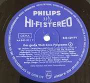 LP - Orchester Béla Sanders - Das Große Welt-Tanz-Programm 1
