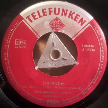Orchester Béla Sanders - Eva-Walzer / Luna-Walzer