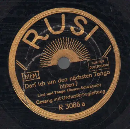 Orchester - Darf Ich Um Den Nächsten Tango Bitten? / Der Fliegende Holländer