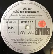 Double LP - Orchester Der Wiener Staatsoper - An Der Schönen Blauen Donau - Die 24 Schönsten Wiener Walzer