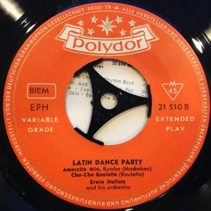 Orchester Erwin Halletz - Latin Dance Party