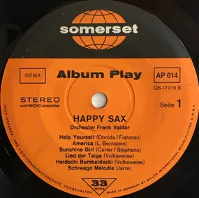 Orchester Frank Valdor - Happy Sax