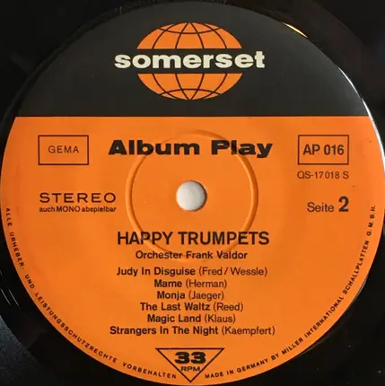 Orchester Frank Valdor - Happy Trumpets