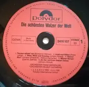 LP - Orchester Franz Marszalek , Helmut Zacharias Mit Seinem Großen Orchester Und Chor - Die Schönsten Walzer Der Welt