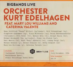 Kurt Edelhagen - Orchester Kurt Edelhagen Feat. Mary Lou Williams And Caterina Valente