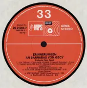LP - Orchester Hans Rauch , Rudi Risavy - Erinnerungen An Barnabas Von Géczy