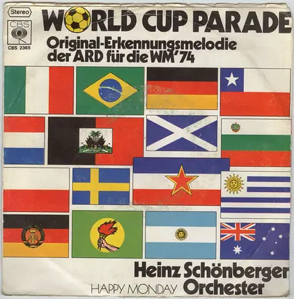 Orchester Heinz Schönberger - World Cup Parade - Original-Erkennungsmelodie Der ARD Für Die WM'74
