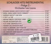 CD - Orchester Leo Leone - Schlager Hits Instrumental, Folge 2