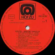 LP - Orchester Paul Biste und Orchester Erich Becht , u.a. - Hör Zu-Sing Mit Party 4