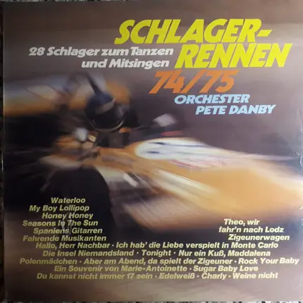 Orchester Pete Danby - Schlager-Rennen 74/75