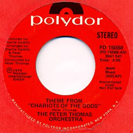 Orchester Peter Thomas - Theme From Chariots Of The Gods