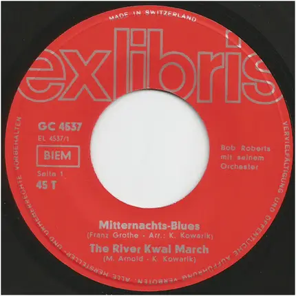 Orchester Robby Broos - Mitternachts-Blues