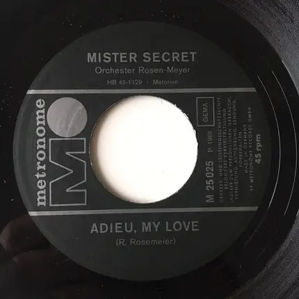 Orchester Rosen-Meyer , Mister Secret - If I Were A Rich Man