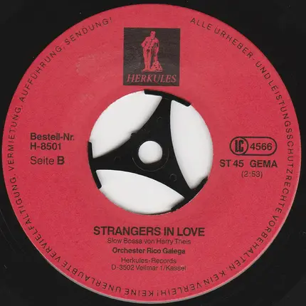Orchester Rico Galega - Cosy Daisy / Strangers In Love