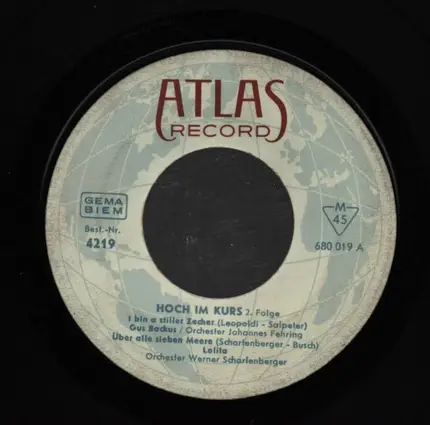 Orchester Werner Scharfenberger - Hoch Im Kurs