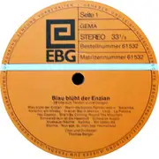 LP - Orchester Thomas Berger - Blau Blüht Der Enzian - 28 Hits Zum Tanzen Und Mitsingen
