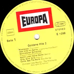 Orchester Udo Reichel - Europa Goldene Hits Folge 2