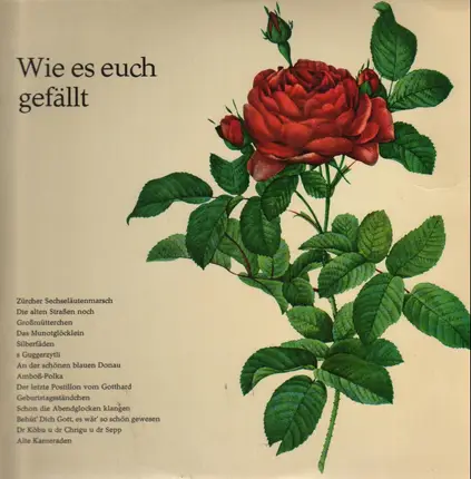 Orchester Frederic Charles, Willy Walter, Vreneli-Duo - Wie es euch gefällt