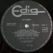 LP - Orchestra Castellina-Pasi - 12 Tanghi