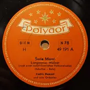 Cedric Dumont und sein Orchester - Sarie Marei / Gitarren-Serenade