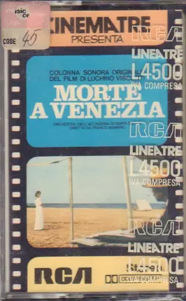 Orchestra dell'Accademia Nazionale di Santa Cecilia Dirette Da Franco Mannino - Colonna Sonora Originale Del Film Di Luchino Visconti - Morte A Venezia