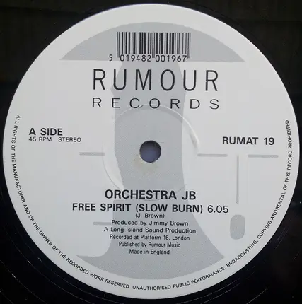 Orchestra JB - Free Spirit (Slow Burn)