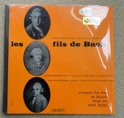 Orchestre Pro Arte De Munich Dirigé Par Kurt Redel - Les Fils De Bach - Sinfonias - Concerto