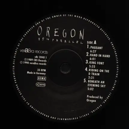 Oregon - 45th Parallel