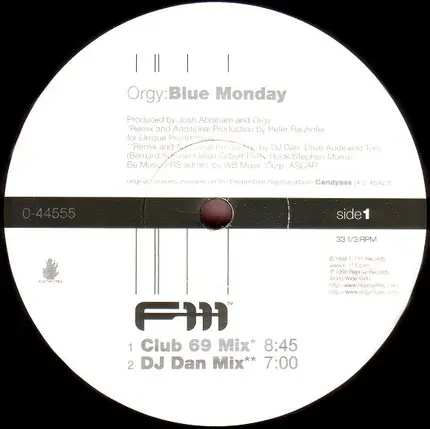 Orgy - Blue Monday / Stitches