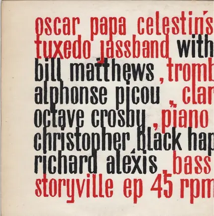 Original Tuxedo Jazz Orchestra - Storyville EP