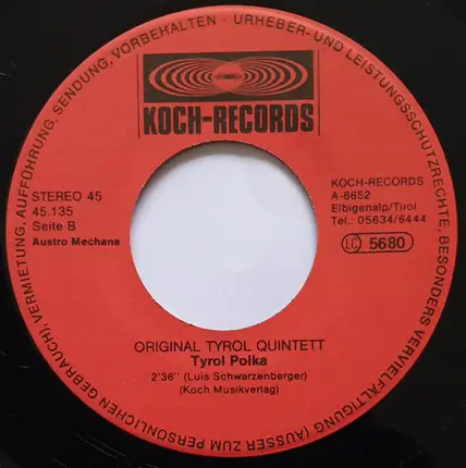 Original Tyrol Quintett - Kufsteinlied