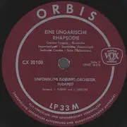 10'' - Original Budapester Zigeunerorchester - Eine Ungarische Rhapsodie