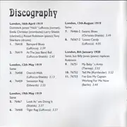 CD - Original Dixieland Jazz Band - In London 1919 -1920 Plus: The Okeh Sessions 1922 - 1923