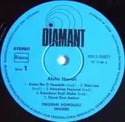 LP - Original Honolulu Singers - Aloha Hawaii